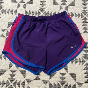 Nike running shorts.
